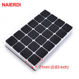 NAIERDI Anti Slip Mat Self Adhesive Furniture Pads Feet Rug Felt Pads Bumper Damper For Chair Table Protector Hardware