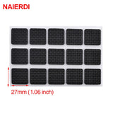NAIERDI Anti Slip Mat Self Adhesive Furniture Pads Feet Rug Felt Pads Bumper Damper For Chair Table Protector Hardware