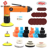 New Orbit Air Sander Mini Pneumatic  1"/2"/3"  Grinding Machine set for Car Polishing High Speed Air Powered  Polisher air tool
