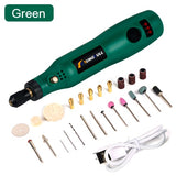 USB Cordless Drill Power Tools Electric Drill Grinding Accessories Set Mini Wireless Engraving Pen For Jewelry Wood Dremel tools