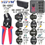 Crimping Pliers Set SN-48BS(=SN-48B+SN-28B) Jaw Kit for 2.8 4.8 6.3 VH3.96/Tube/Insulation Terminals Electrical Clamp Min Tools