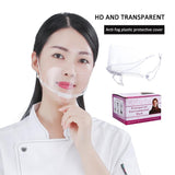 1PC Transparent Safety Face Shield Home Outdoor Oil-Splash Proof Mask Protection Cover Facial Sheild Catering Mask Kitchen Tools