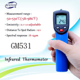 Infrared Thermometer (Not for Human) Temperature Gun Non-Contact Digital  Pyrometer Laser Thermometer-58℉ to 716℉ (-50 to 380℃)
