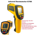 Infrared Thermometer (Not for Human) Temperature Gun Non-Contact Digital  Pyrometer Laser Thermometer-58℉ to 716℉ (-50 to 380℃)
