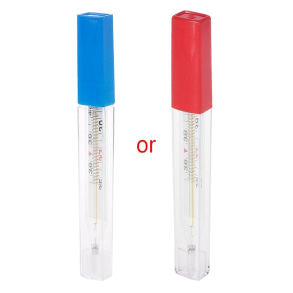 Mercury Glass Thermometer Large Screen Clinical Medical Temperature Household Health Monitors Health Care Thermometers