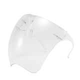 1Pcs Clear Full Face Shield Unisex Oversize Shield Visor Sunglasses Plastic Lightweight Sun Glasses for Men and Women Dropship