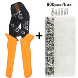SN-48B Wire Crimping Pliers 0.5-2.5mm2 20-13AWG Precision Jaw With 500pcs/lot TAB 2.8 4.8 Terminals Sets electrical Hand Tools