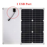 180W 12V Protable Solar Panel Kit 1/2 USB Port with 20A LCD Display Solar Charge Controller Off Grid Monocrystalline Module