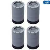 4Pcs Anti Vibration Feet Pads Washing Machine Rubber Mat Anti-Vibration Pad Dryer Universal Fixed Non-Slip Pad