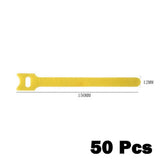 50 Pcs Needle/T-shaped Cable Ties Fastener Cable Nylon Power Cord Loop Tape Reusable Wire Organizer Cable Ties Power Cord Tie