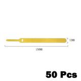 50 Pcs Needle/T-shaped Cable Ties Fastener Cable Nylon Power Cord Loop Tape Reusable Wire Organizer Cable Ties Power Cord Tie